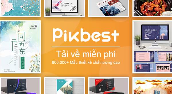 Dịch vụ Getlink miễn phí từ trang đồ hoạ pikbest